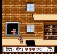 une photo d'Ã©cran de Pizza Pop sur Nintendo Nes